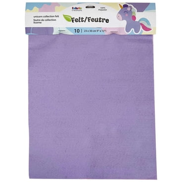 Fabric Creations Felt Squares 10 Pack - Pastels - 23 cm (9 in) × 23 cm (12 in)x 30 cm (11.8 in))