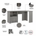 thumbnail image 3 of Bush Furniture Cabot 60W Corner Desk with Storage in Modern Gray, 3 of 5