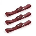 thumbnail image 1 of VW Type 3 Squareback Standard 2 Point Burgundy Lap Bench Seat Belt Kit - 3 Belts, 1 of 1