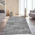 thumbnail image 2 of x Area Rug Living Room Rugs Washable Neutral Modern Abstract Soft Thin Large Rug Indoor Floor No Slip Rug Carpet for Bedroom Under Dining Table Home Office Decor Grey, 2 of 9