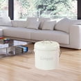 thumbnail image 4 of DOLITY 3L Garden Compost Bin Countertop Indoor Compost Bucket Compost Bin Compost milky white, 4 of 8