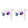 thumbnail image 2 of QualitChoice AK6 PLUS Écouteurs Filaires Oreillette à Réduction de Bruit Casque avec Embouts Colorés avec Micro 2 Ensembles, 2 of 6