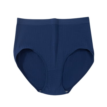 GigrtiJin Womens Plus Size High Waisted Underwear Seamless Pit Striped Panties Wide Crotch Strench Breathable Underpants