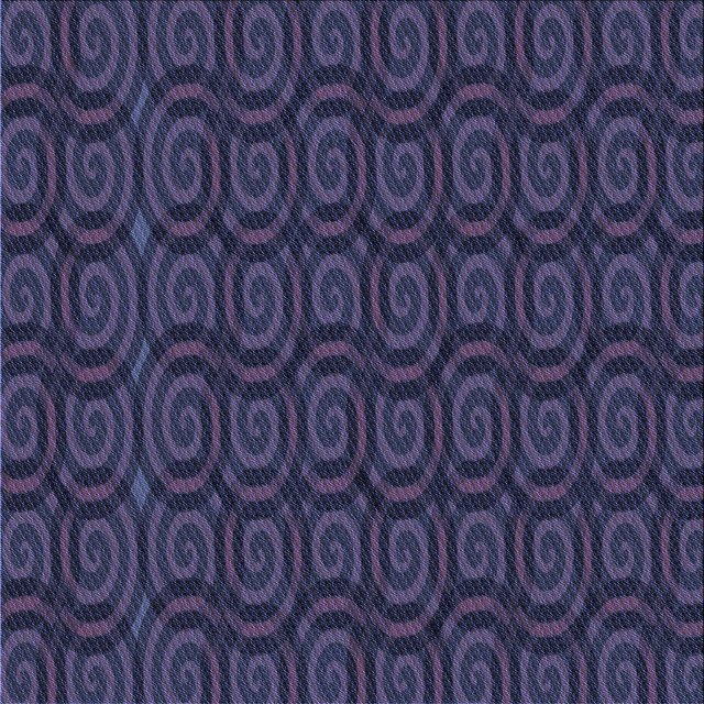 Ahgly Company Machine Washable Indoor Square Transitional Deep Periwinkle Purple Area Rugs, 4' Square