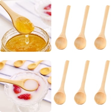 zanvin Holiday Gift, Spoons ,6pcs Set Of Wooden Kitchen Spoons, Dining Tools, Coffee Spoons, Children's Soup Spoons