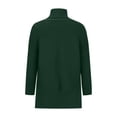thumbnail image 4 of Dagegui Women's Oversized Turtleneck Sweaters Fall Drop Shoulder Long Sleeve Ribbed Knit Tunic Pullover Tops Green,L, 4 of 5