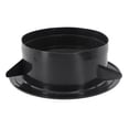 thumbnail image 4 of Black Abs Round Ventilation Hose Diffuser Grille Cover Wall Ceiling Mounting 150Mm, 4 of 9