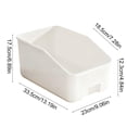 thumbnail image 4 of Under Cabinet Storage Baskets, Multipurpose Sliding Organizer Bin for Kitchen Pantry and Bathroom, Adjustable Shelving Solution for Narrow Spaces, 4 of 7