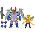 thumbnail image 2 of Teenage Mutant Ninja Turtles 7 Inch Action Figure Cartoon Series 2-Pack - Wingnut and Screwloose, 2 of 2