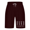 thumbnail image 4 of Diufon Men's Athletic Shorts Drawstring Waisted Outdoor Sport Shorts Spring Summer Hiking Shorts with Pockets, 4 of 4