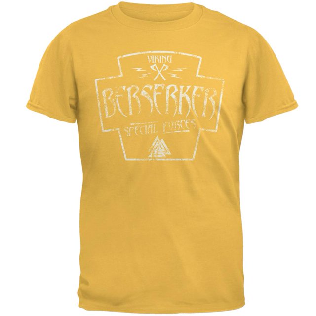 Berserker Viking Forces Spéciales Rétro Vintage T-Shirt pour Homme