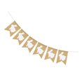 thumbnail image 2 of Easter Bunting Pendant Rabbit Pattern Home Ornament Interesting Parties Flags Festivals Flags Indoor Outdoor DIY Burlap Craft Banner Festival Pennant Type 1, 2 of 6