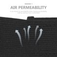 thumbnail image 2 of Miangastore 1 Ensemble de Bande Réglable pour Perruques Bandes de Perruque en Tissu Noir pour Fixation de Cheveux, 2 of 8