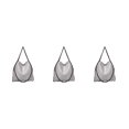 thumbnail image 3 of kurtrusly 1/2/3 Wide Application Convenient And Practical Chain Handbag For Women - Foldable Shoulder Bag Fashion PU Chain Shoulder Bag gray 3PCS, 3 of 6