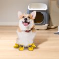 thumbnail image 2 of Dog Boots Protector Winter Dog Shoes With Reflective Straps Warm Pet Puppy Snow Boots For Small Medium Dogs Durable Non- Sole, 2 of 9