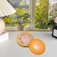 thumbnail image 4 of Ovzne Hamburger Storage Box Mini Portable Pills Box Divided Box Travel Compartment Organizer Household Jewelry Boxes On Clearance, 4 of 6