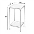 thumbnail image 2 of Butler Specialty Company Larkin Marble & Iron Side Table - Green Marble, 2 of 6