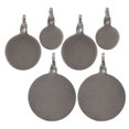 thumbnail image 4 of 6 Pcs Cibles en Acier Inoxydable Gris Foncé pour Amateurs de Tir Intérieur et Extérieur, 4 of 8