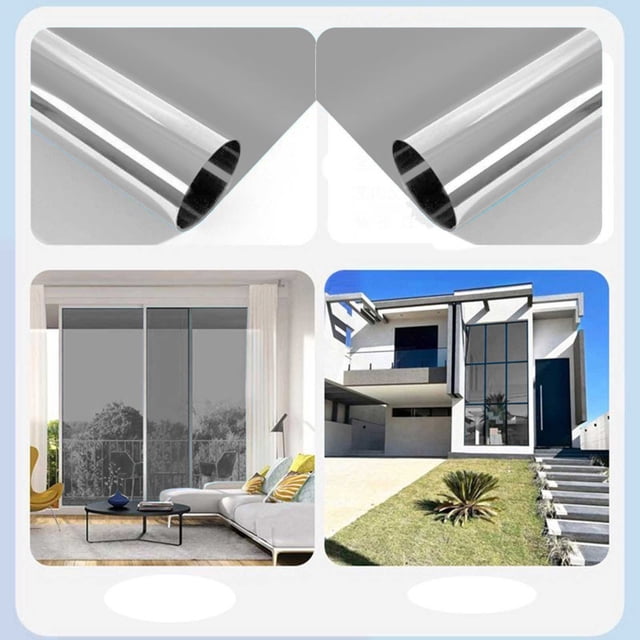 High Performance Privacy Window Stickers - Sun Blocking Heat Insulating Decorative Solutions for Homes and Commercial Spaces