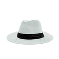 thumbnail image 2 of Meitianfacai Women's Sun Hat, Wide Rimmed Sun Protection Straw Hat Summer UV Protection Beach Cap with Ribbon, 2 of 5