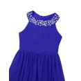 thumbnail image 3 of AAMILIFE Robe Fille Brodée Fleur Formelle Fête Robe de Bal Bal Princesse Demoiselle d'Honneur Robe de Mariage, 3 of 5