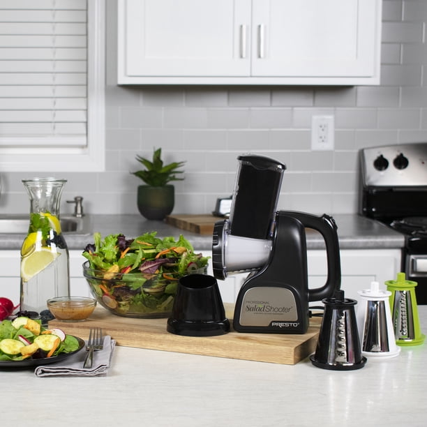 Presto Professional SaladShooter Electric Slicer, Shredder and