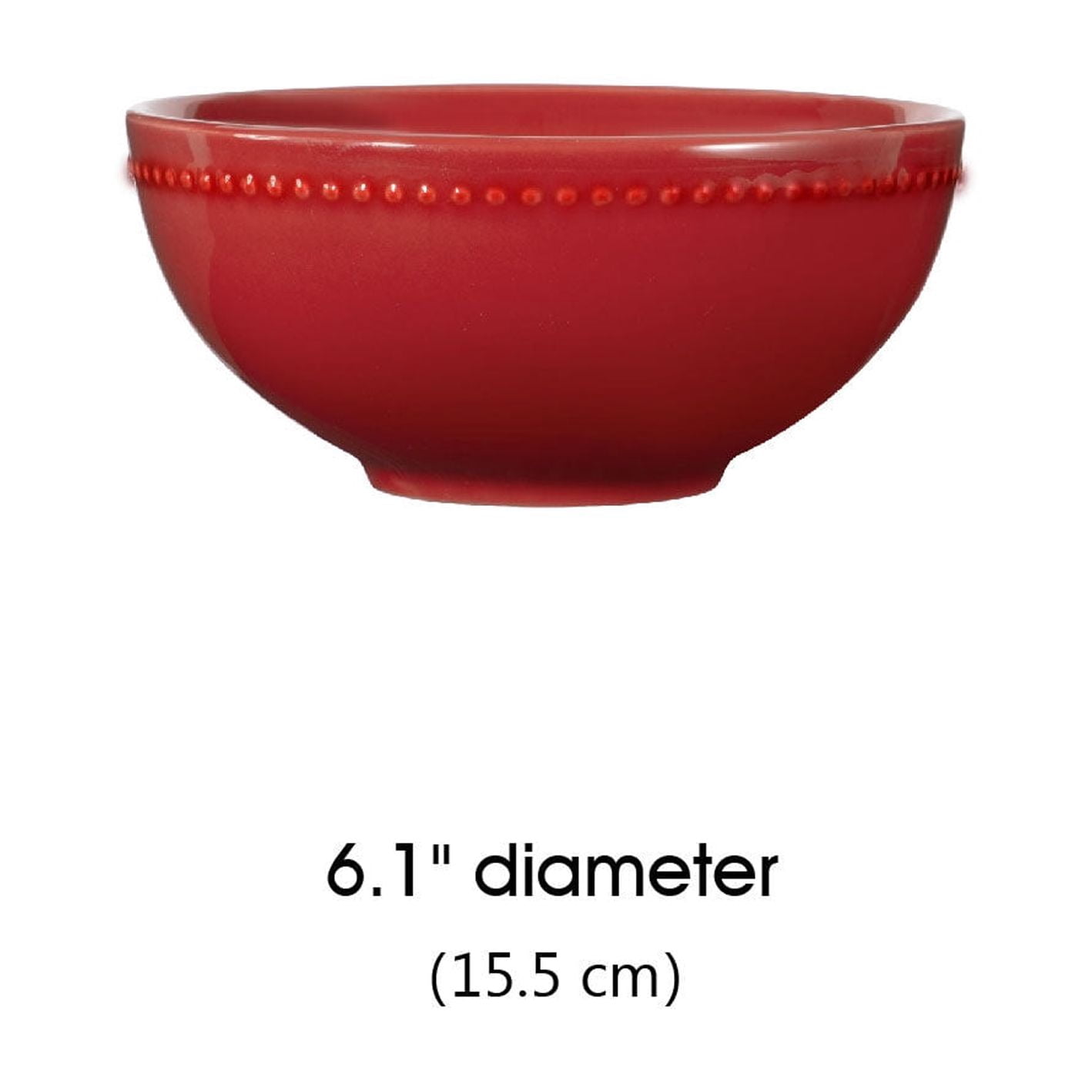 Mainstays Brynn Red 12 Piece Dinner Set