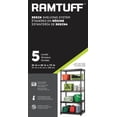 thumbnail image 2 of RAMTUFF 5-Level Plastic Shelving System 24'' x 36'', 2 of 6