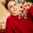 thumbnail image 4 of LSLJS 26 Letters Christmas Tree Decoration Pendant Christmas Tree Ornaments Personalized DIY Christmas Ornaments Christmas Decorations Xmas Tree Hanging Decor, 4 of 5