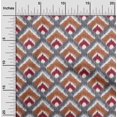 thumbnail image 1 of oneOone Organic Cotton Voile Fabric Argyle Style Ikat Decor Fabric Printed BTY 42 Inch Wide, 1 of 4