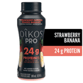 thumbnail image 1 of Oikos Pro Boisson au Yogourt, Fraise-Banane, Riche en Protéines, 300ml, 1 of 8
