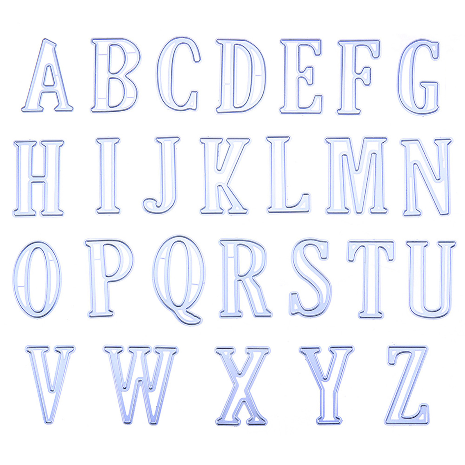 5CM Large Big Alphabet Letters Cutting Dies Stencils Metal For DIY Scrapbooking HU434