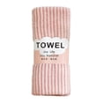 thumbnail image 2 of PRETXORVE Velvet Towels Thickened Striped Absorbent Towels Color Striped Face Towels, 2 of 4