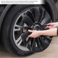 thumbnail image 4 of Hubcaps Wheel Covers, 4 Pack 19 Inch Hub  Fit 2020-2023  Model Y, Turbine Style Wheel Cover Hub , Premium Wheels Rim Protector Cover Replacement Wheel Covers, 4 of 8