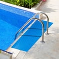 thumbnail image 4 of Swimming Pool Ladder Mat | Non-Slip Protective Pool Step Pad | Blue Rubber Durable Flexible Liner Protector | Strong Grip | Multiple Sizes 60x23cm 90x23cm 90x40cm | 1 Piece | Indoor Outdoor Use, 4 of 9