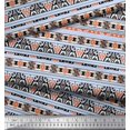 thumbnail image 2 of Soimoi Moss Georgette Fabric Aztec Southwestern Print Fabric by The Yard 42 Inch Wide, 2 of 3