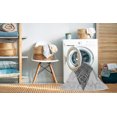 thumbnail image 2 of Ahgly Company Machine Washable Indoor Square Transitional Platinum Gray Area Rugs, 4' Square, 2 of 7