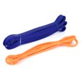 thumbnail image 3 of Lixada 2PCS Resistance Loop Band with Carry Bag Natural Latex Pull Up Assist Band Home Gym Fitness Yoga Strength Training Elastic Exercise Workout Band, 3 of 7