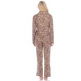 thumbnail image 4 of White Mark Women's Polka Dots Long Sleeve Button-Down Pajama Set, 4 of 5