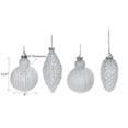 thumbnail image 2 of Glass Glitter Ornament Light Blue - Set of 12, 2 of 3