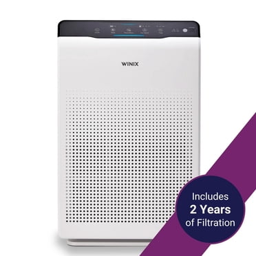 Winix C535 Purificateur d’air à 4 étapes avec véritable filtre HEPA et technologie PlasmaWave®, incluant deux ans de filtres. Capacité maximale de pièce : 1776 pi²