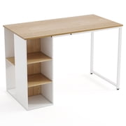 Gymax 45’’ Computer Desk Modern Home Office Desk w/ 5 Storage Compartments