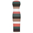 thumbnail image 4 of Womens Sleeveless Tight Maxi Dress Side Slit Drawstring Ruched Slim Fit Tank Dress U Neck Summer Club Beach Sun Dresses, 4 of 4