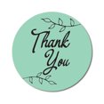 thumbnail image 1 of Darling Souvenir Rond 45 Pcs Autocollants de Vignes de Feuilles Merci Vert Mer Enveloppe de Mariage Sceau-1,6 Pouces, 1 of 4