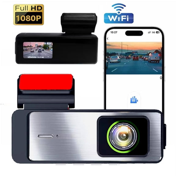 WIFKLSIIPG High Definition 1080P Driving Recorder 24H Parking and Loop Recordingwith Infrared Night Built in WiFi Motion Detection Easy