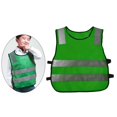 thumbnail image 3 of Hi Vis Child Safety Reflective Vest fluorescent yellow Waistcoat Traffic Work Cycling Clothes green, 3 of 8