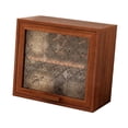 thumbnail image 3 of veasfak Wooden Desktop Display Cabinet Rustic Display Case for Toys Tea Sets Bedroom, 3 of 9