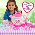 thumbnail image 3 of Disney Junior Minnie Mouse Terrific Teapot, Preschool Pretend Play Tea Set, 14-pieces, 3 of 5
