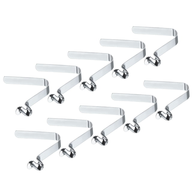 Unique Bargains 9x8mm Kayak Paddle Snaps, Hollow Button Single Pin Lock Tube Spring Clips for Tent Pole, 10 Pack