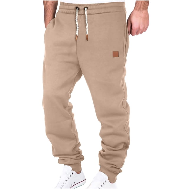 Mens Fashion Joggers Sports Pants - Cotton Pants Sweatpants Trousers Mens Long Pants